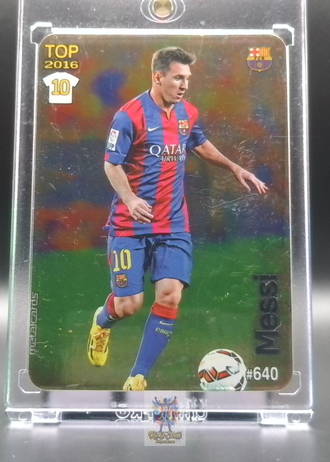 2015-16 Mundicromo Official Quiz Collection "Las Fichas de La Liga" Lionel Messi #640  1761258
