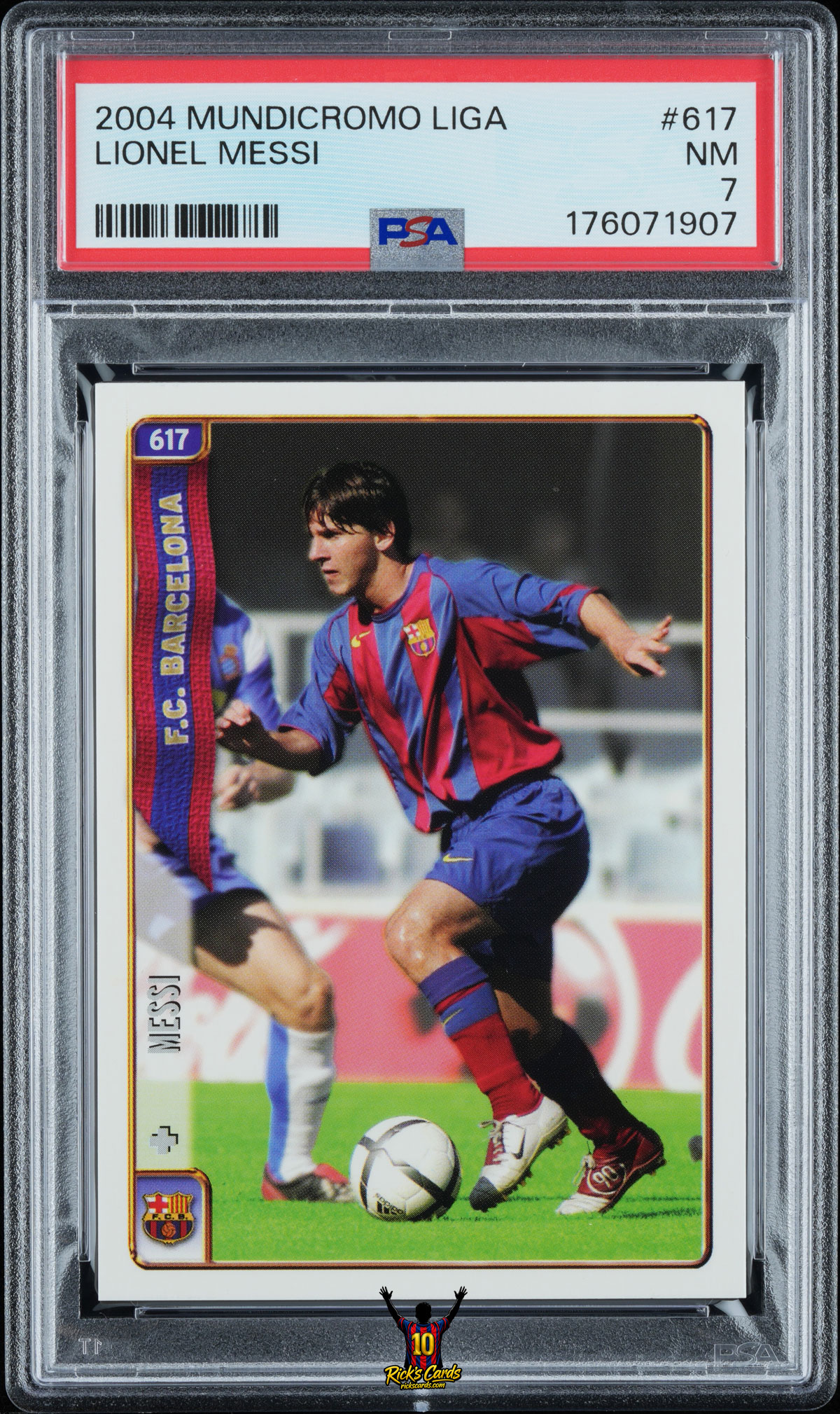 2004 MUNDICROMO LIGA 617 LIONEL MESSI PSA 7 CERT 176071907