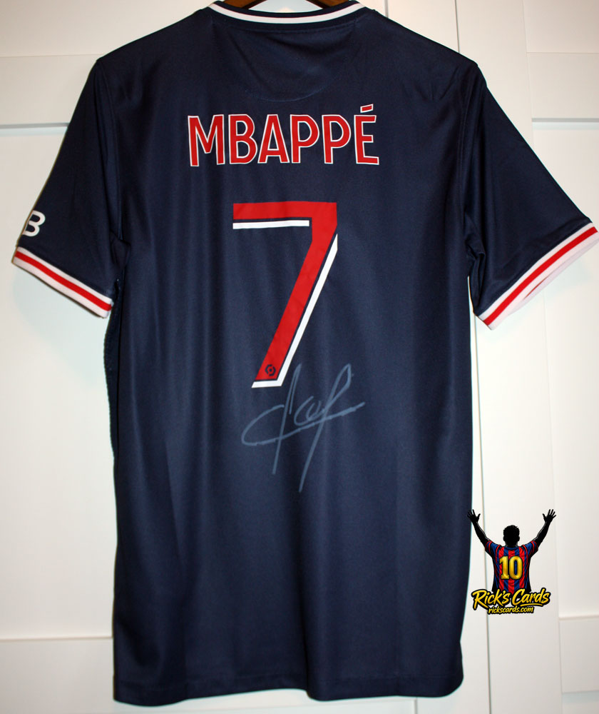 2020 Kylian Mbappe Blue PSG FC Home Shirt 